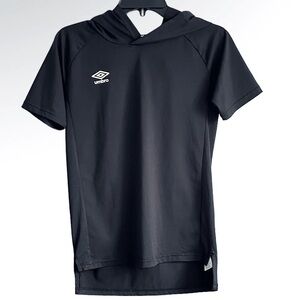 Umbro short sleeve pullover hoodie size L youth